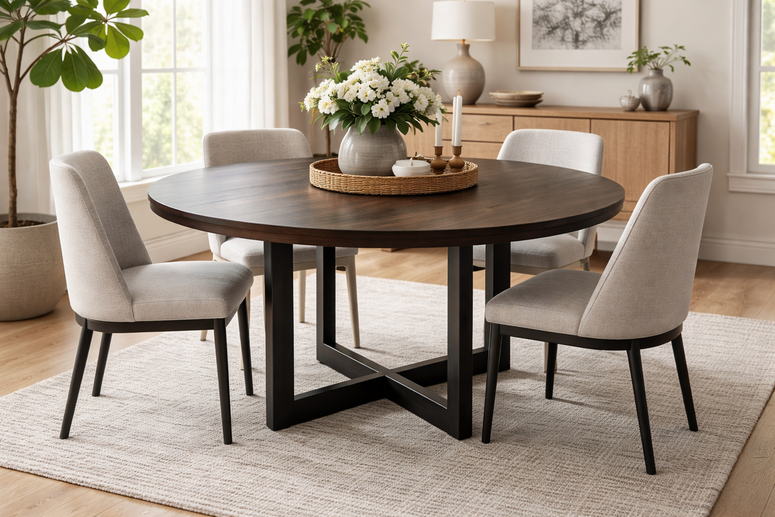 Custom Round Dining Table