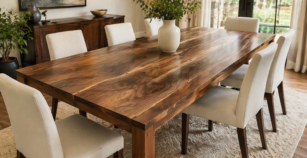 Black Walnut Dining Table - Custom Walnut Table - Large Black Walnut Table - All Sizes!