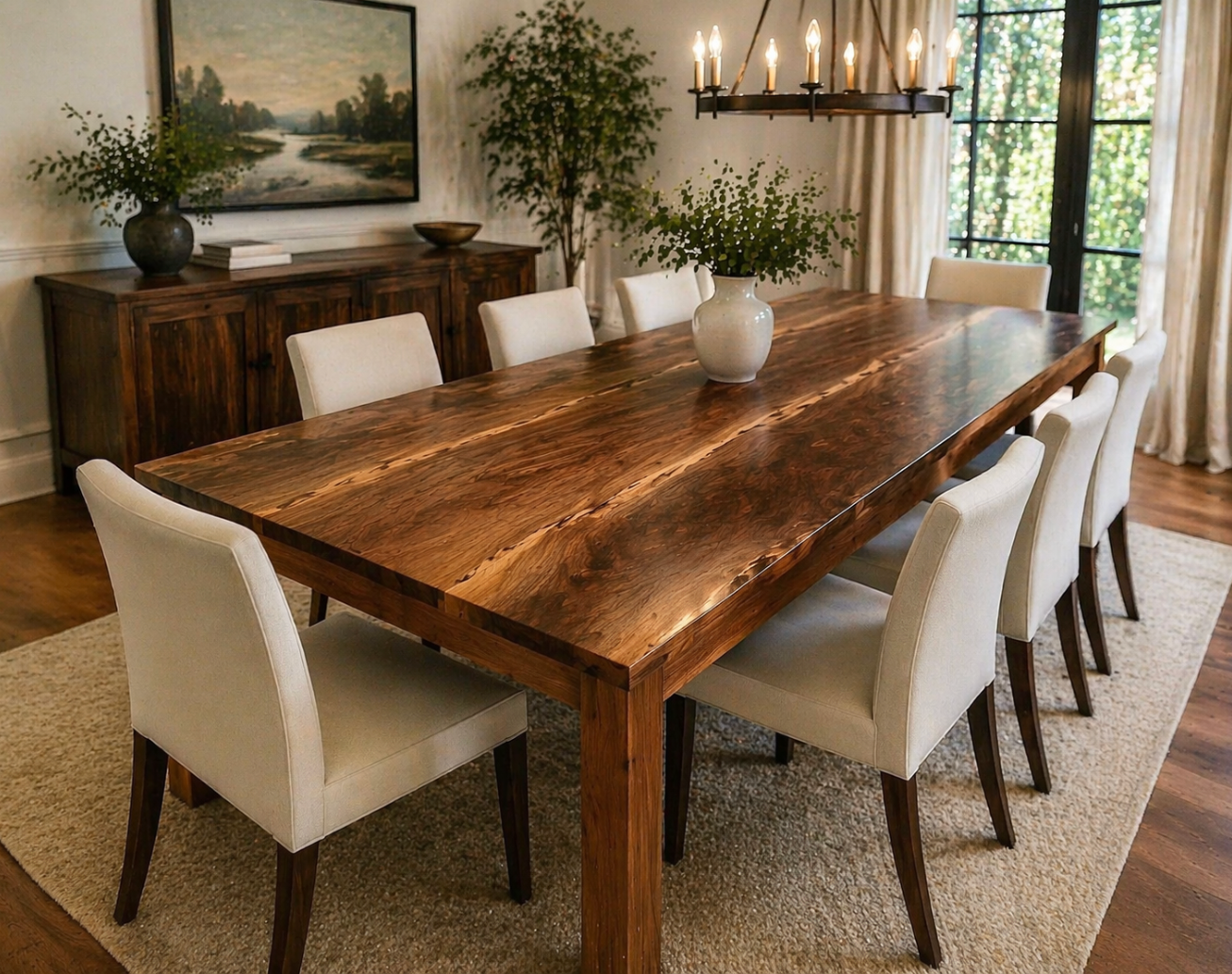 Black Walnut Dining Table - Custom Walnut Table - Large Black Walnut Table - All Sizes!